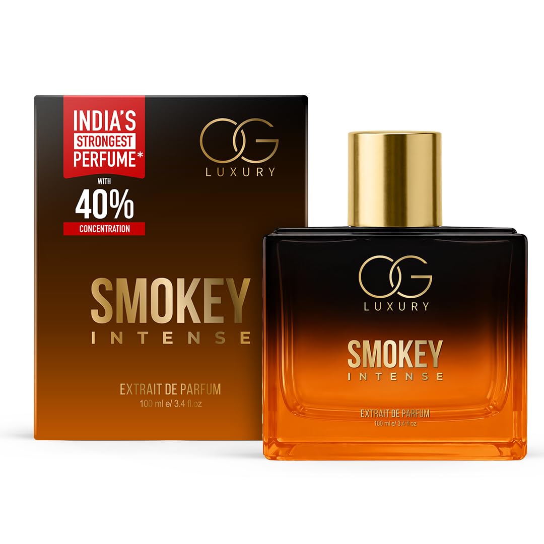 OG Luxury Smokey Intense Extrait De Parfum, Premium & Long-Lasting Scent, Ideal for Special Occasions & Gifting, 100ML