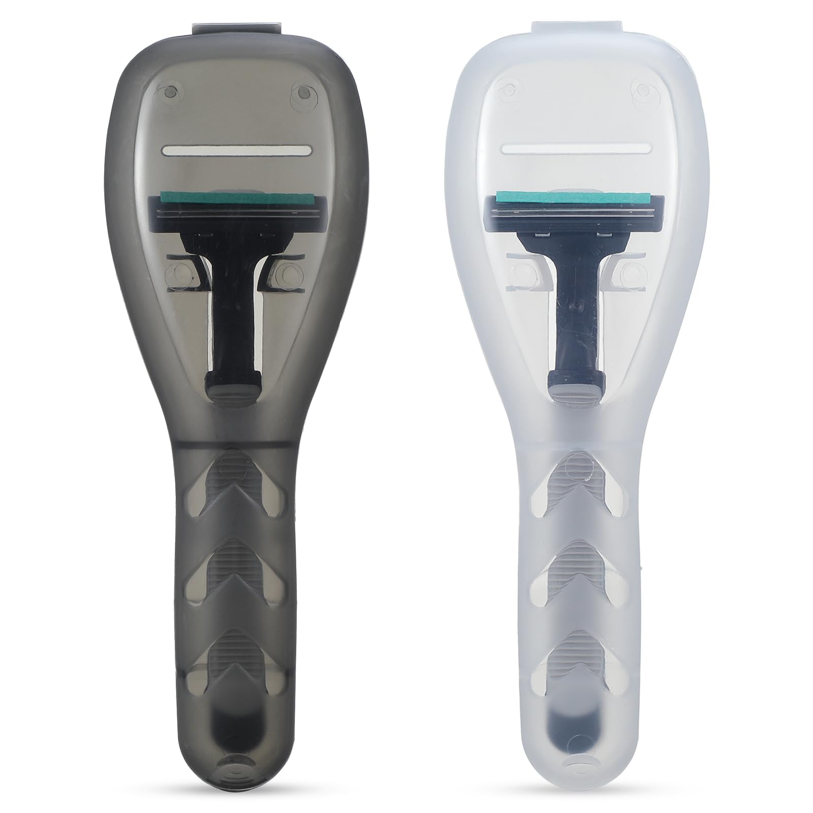 2PCS Razor Case Travel,Portable Travel Razor Case