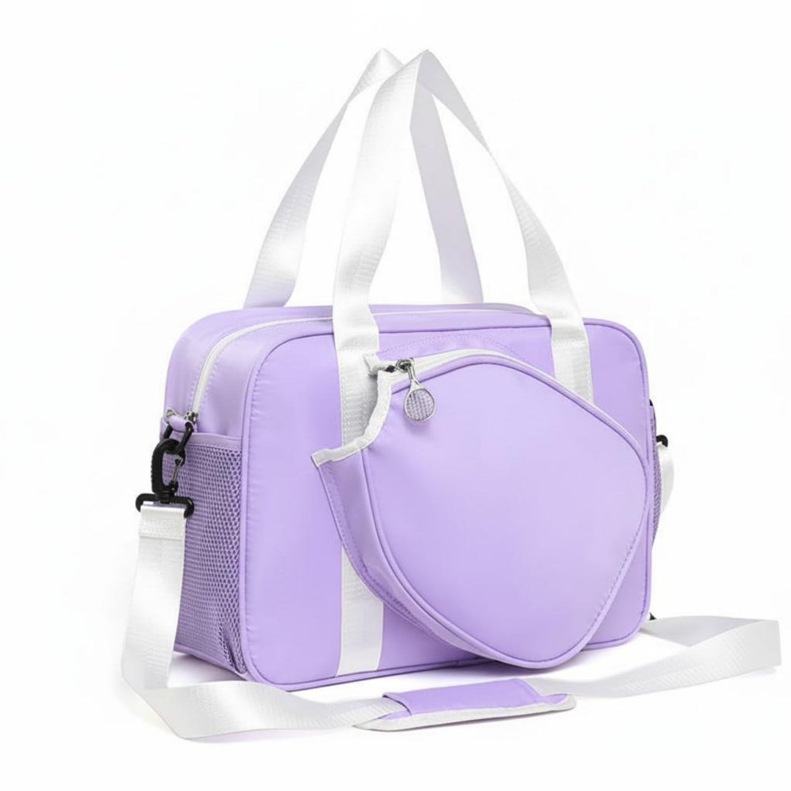 Qianly Tennistasche Verstellbarer Schultergurt Badmintontasche stilvolles Design Badminton Tasche für Training