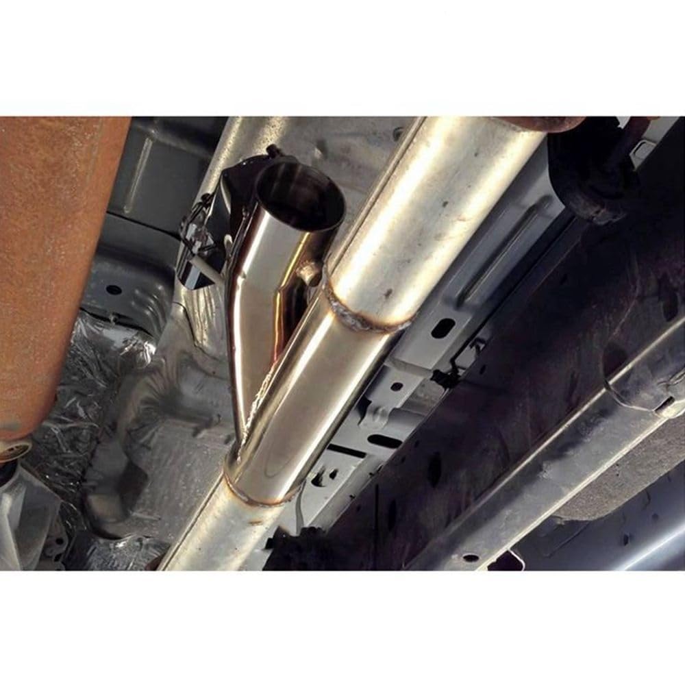 Moto di Scarico Scudo Valvola di ritaglio scarico elettrico da 2,5'' 3" Sistema a valvola singola per tubo a Y con kit telecomando(2.5 inch)