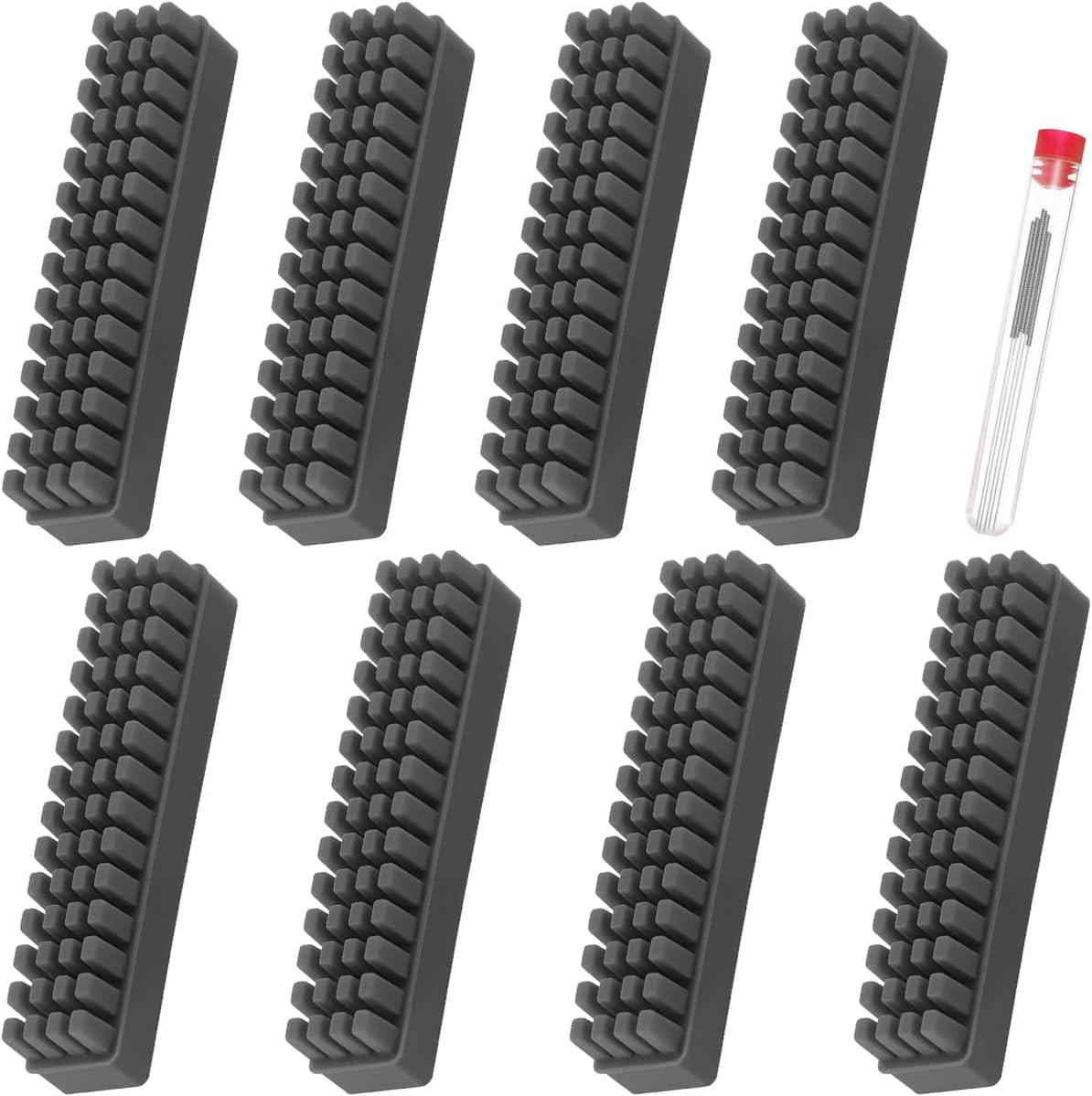 Nozzle Brush, Nozzle Silicone Brush for Bambu Lab A1 Mini, Hot End Silicone Brush, Wiper Cleaning Tool Kit with 3D Printer (NOT for A1) 8pcs