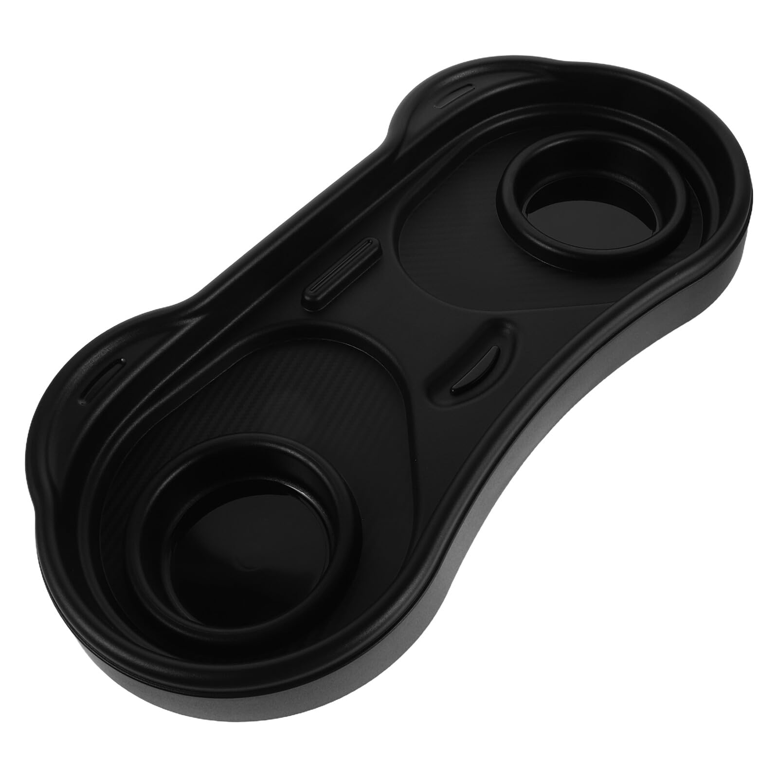 Plateau à Goûter pour Poussette, Grand Format, Abs Noir | Installation Stable, Surface Élargie, pour Déplacements et Sorties, Accessoire Amovible avec Porte-gobelet