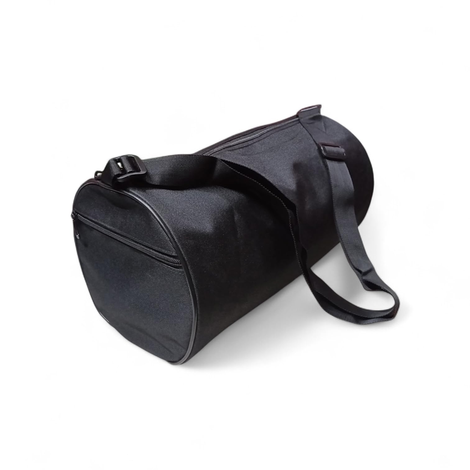 Black Gym Duffel Bag, Water-Resistant Fabric, Adjustable Shoulder Strap, for Gym and Travel-image-36