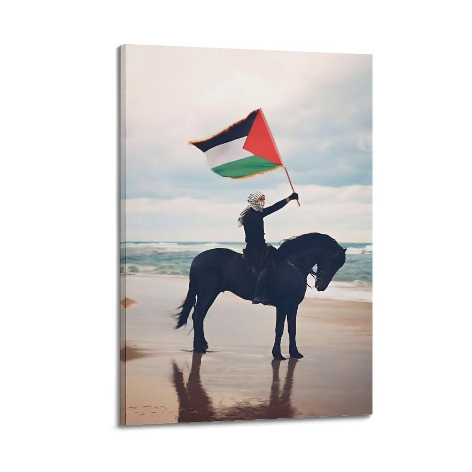 XKUGA World Peace Anti-War Freedom Palestine Gaza Poster Modern Decorative Canvas Prints - Ideal Wall Art for Family, Man Cave, Game Room, Boys & Girls Bedroom 24x36inch(60x90cm)