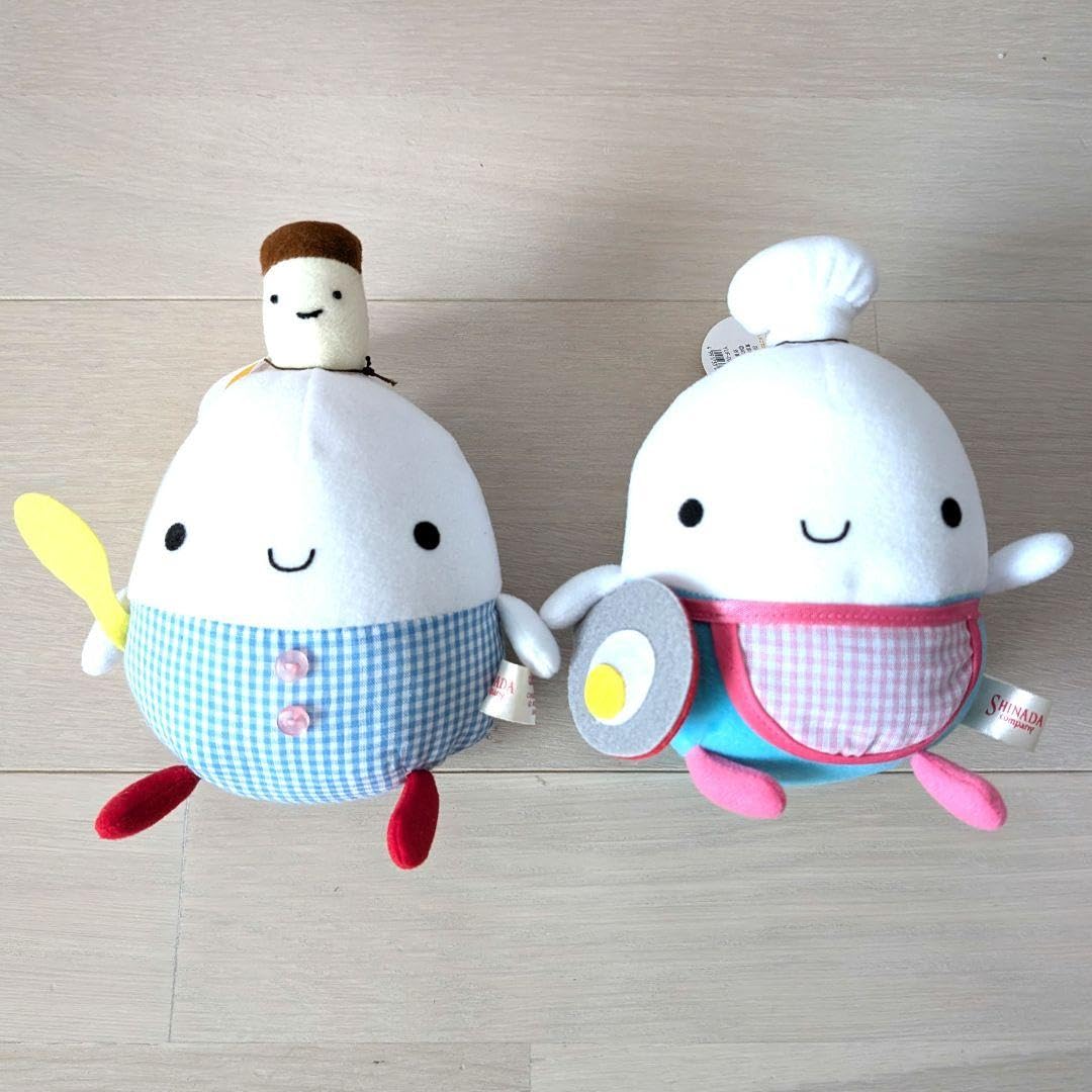 Amazon.co.jp: シナダ うふっとほほえむたまごちゃん ぬいぐるみ