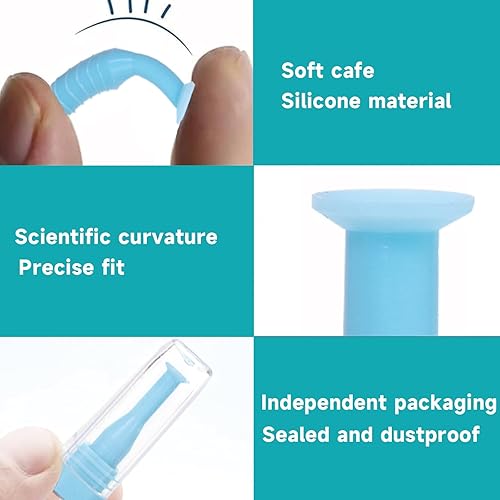 Miniatura 2 de 12 piezas Herramienta de extracción de lentes de contacto duro para lentes esclerales y RGP - removedor de contacto ocular émbolo ventosa