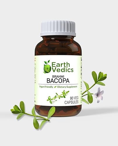 BacopaBrahmi Cápsulas 90 Cápsulas Vegetales Nutricionalmente Rico Suplemento Herbario