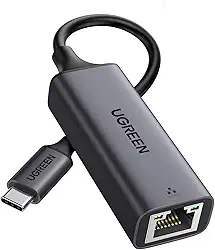 UGREEN Adaptador USB C para Ethernet, 1000 Mbps, RJ45, sem driver, compatível com Windows, MacOS, iPadOS, ChromeOS, Android, laptop, tablet, smartphone