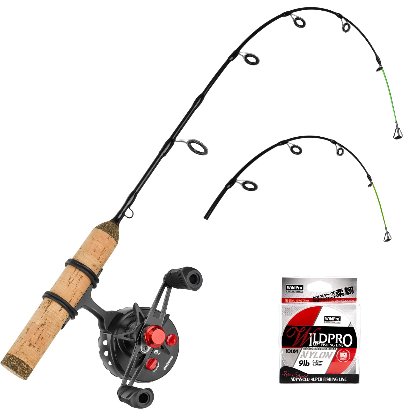 qualyqualy-ice-fishing-rod-and-reel-combo-26-inch-light-ultra-light