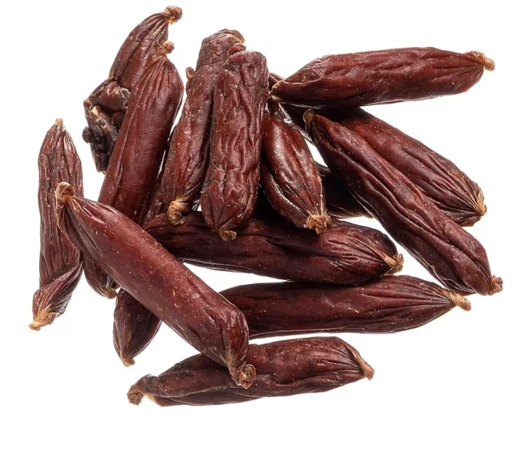 Salsicce di prosciutto,scatola da 200 pezzi-snack naturale per cani