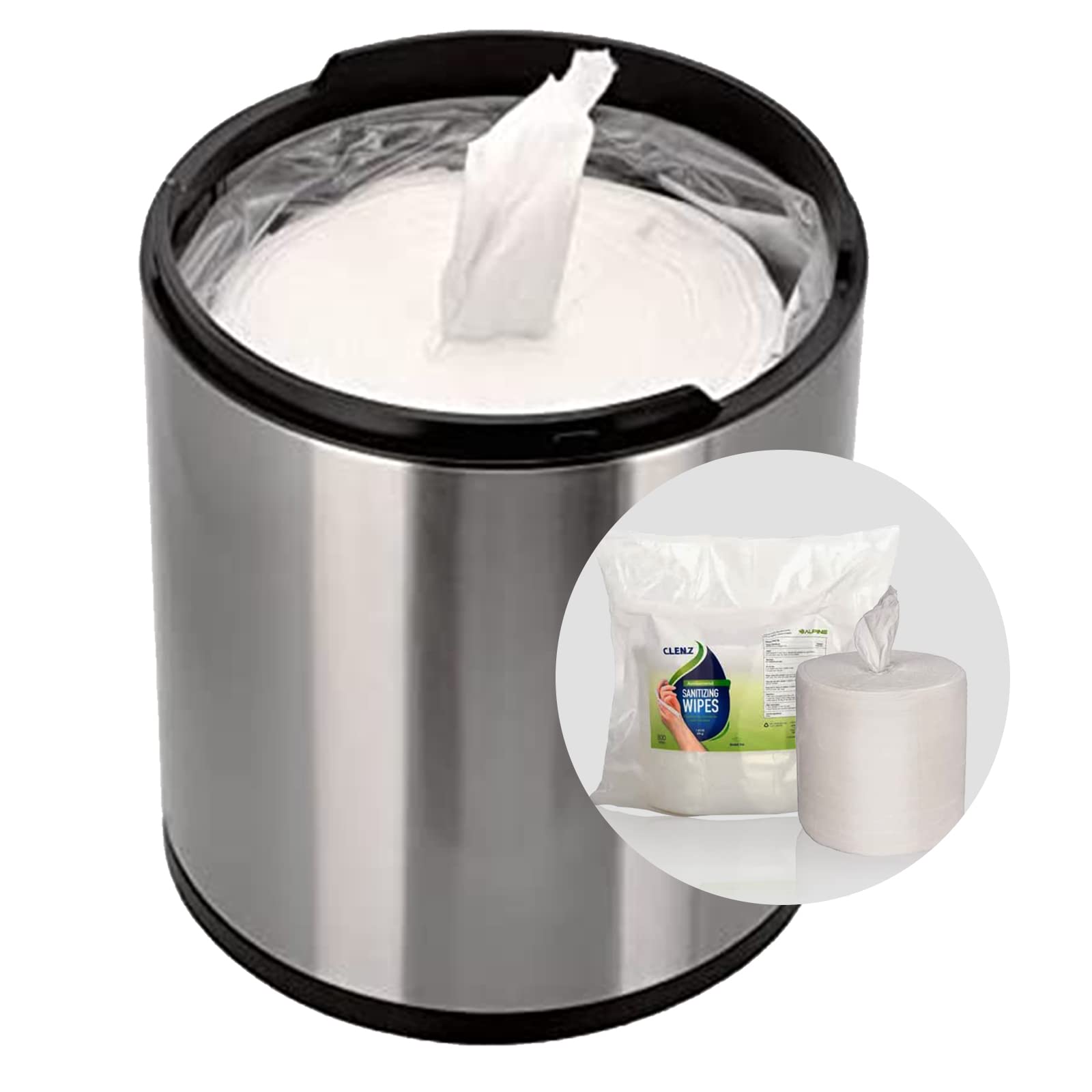 CLENZ Sanitizing Wipes, Alcohol-Free Sanitary Hand Wipes with Light and Clean Scent - Gentle Cleaning Wet Wipes for Bathrooms, Cars, Gyms, Offices, and More (800-Count)