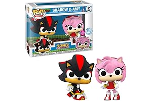 POP! Shadow and Amy Flocked 2-Pack: Shadow the Hedgehog Collector's Edition Exclusive