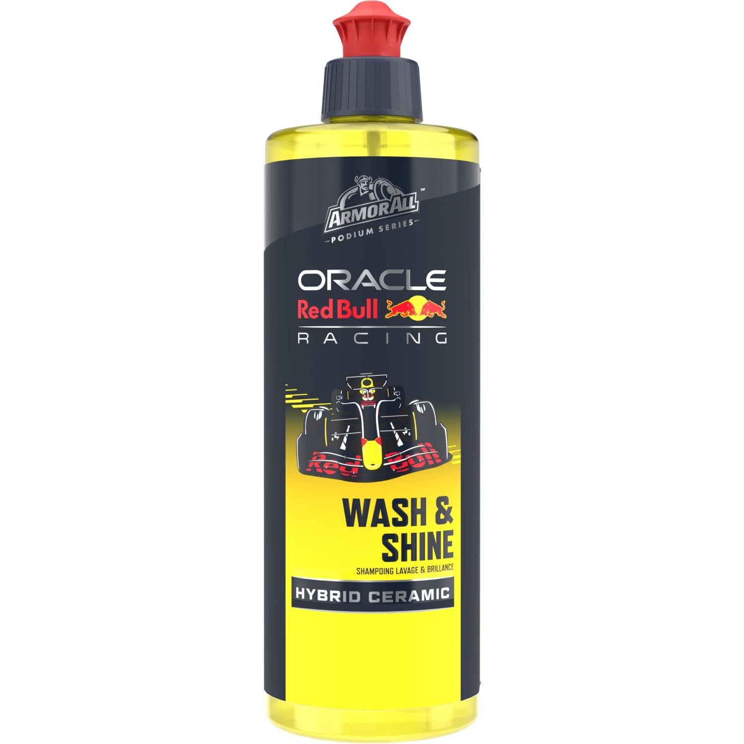 Armor All Podium Series™ Hybrid Ceramic Wash & Shine, 500mL, 2-in-1 Car Wash and Wax Developed in Collaboration With Oracle Red Bull Racing