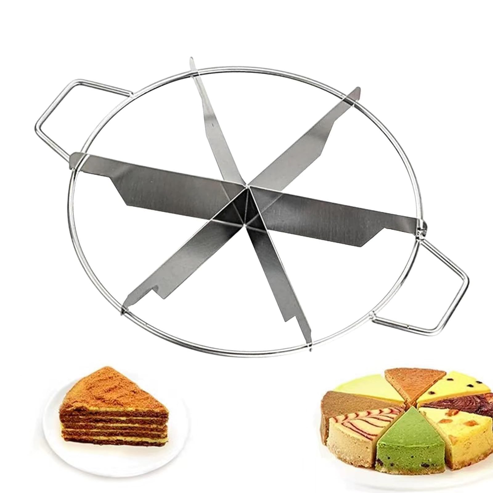 Amazon | ADOFUN ケーキ分割器 等分 ケーキカッター ケーキデバイダー