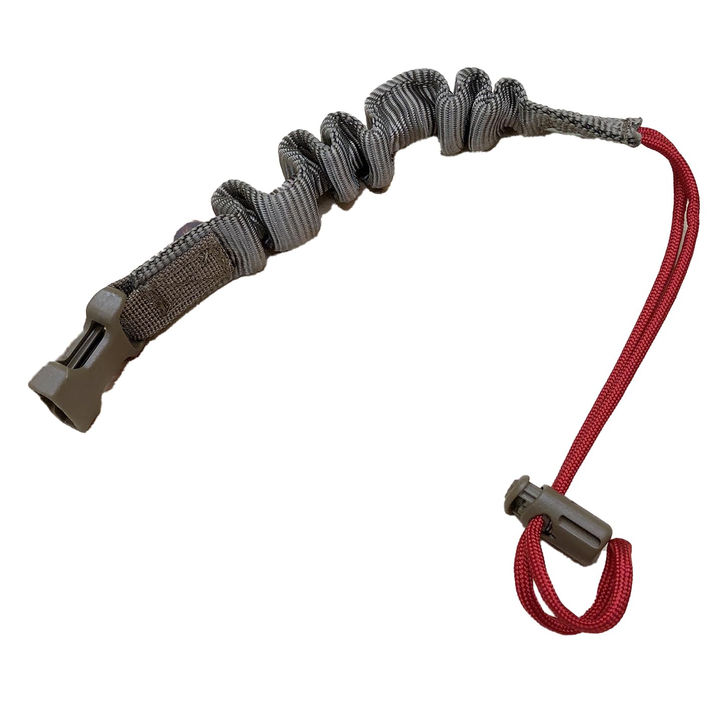 Atlas 46 Quick Connector Attachment with Bungee for Lanyard (sold separately), Tubular Webbing with Bungee, Paracord - Made in The USA