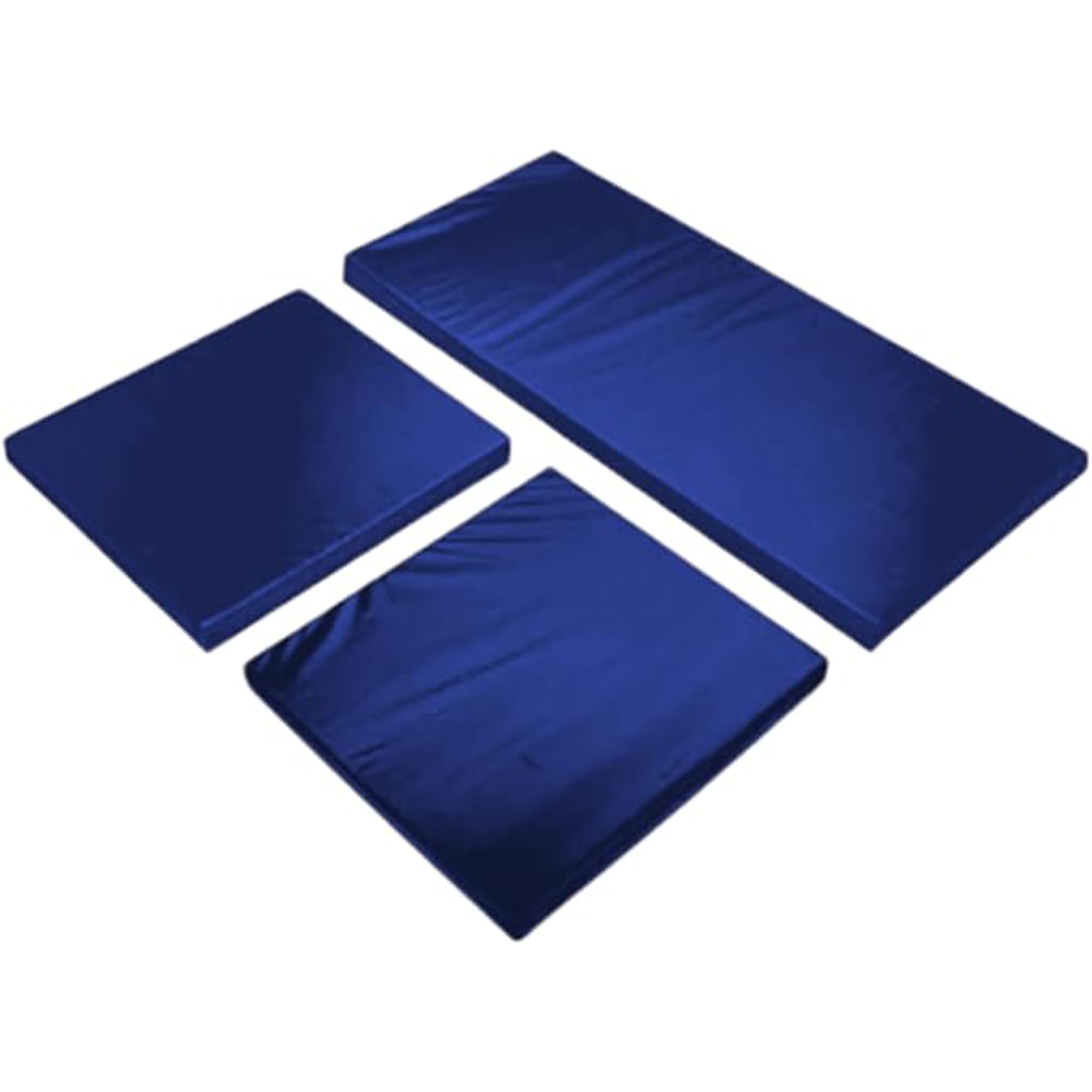 Jardins de Luxe! Foam Cushions for Rattan 3 pcs Sofa Set | Single Sofa [104 x 52 x 5 cm] Two Chairs [52 x 52 x 5 cm] (Royal Blue)