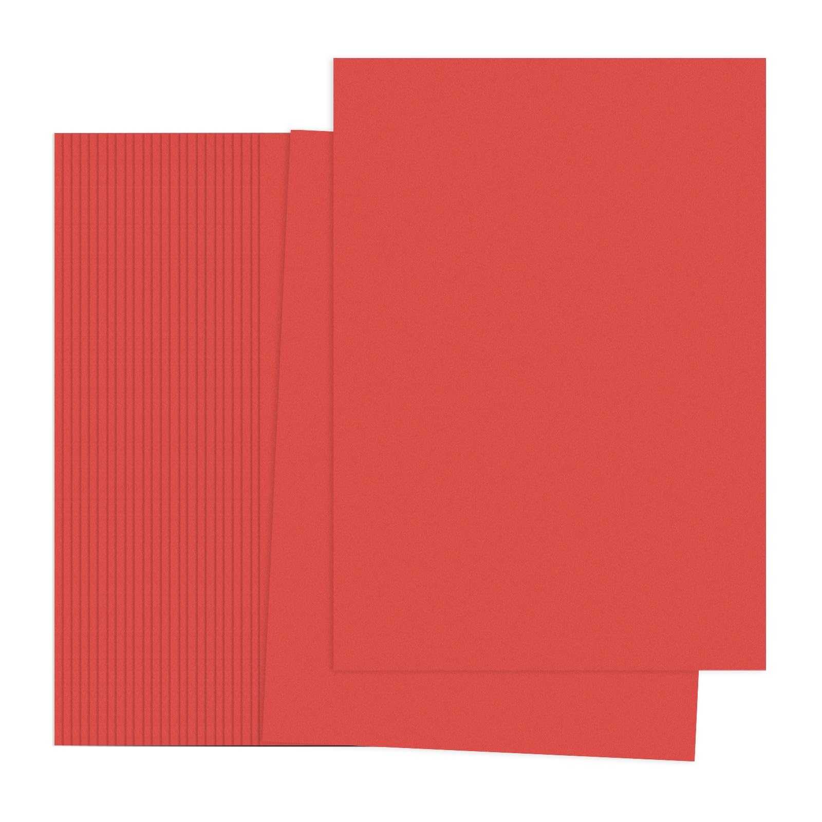 PATIKIL Bright Red Print Copy Paper, 50 Sheets 8.3x5.9 A5 19lb/70gsm Double Sided Colorful Print Paper Bulk Sheet DIY Craft Art Projects Supplies for Printer Origami