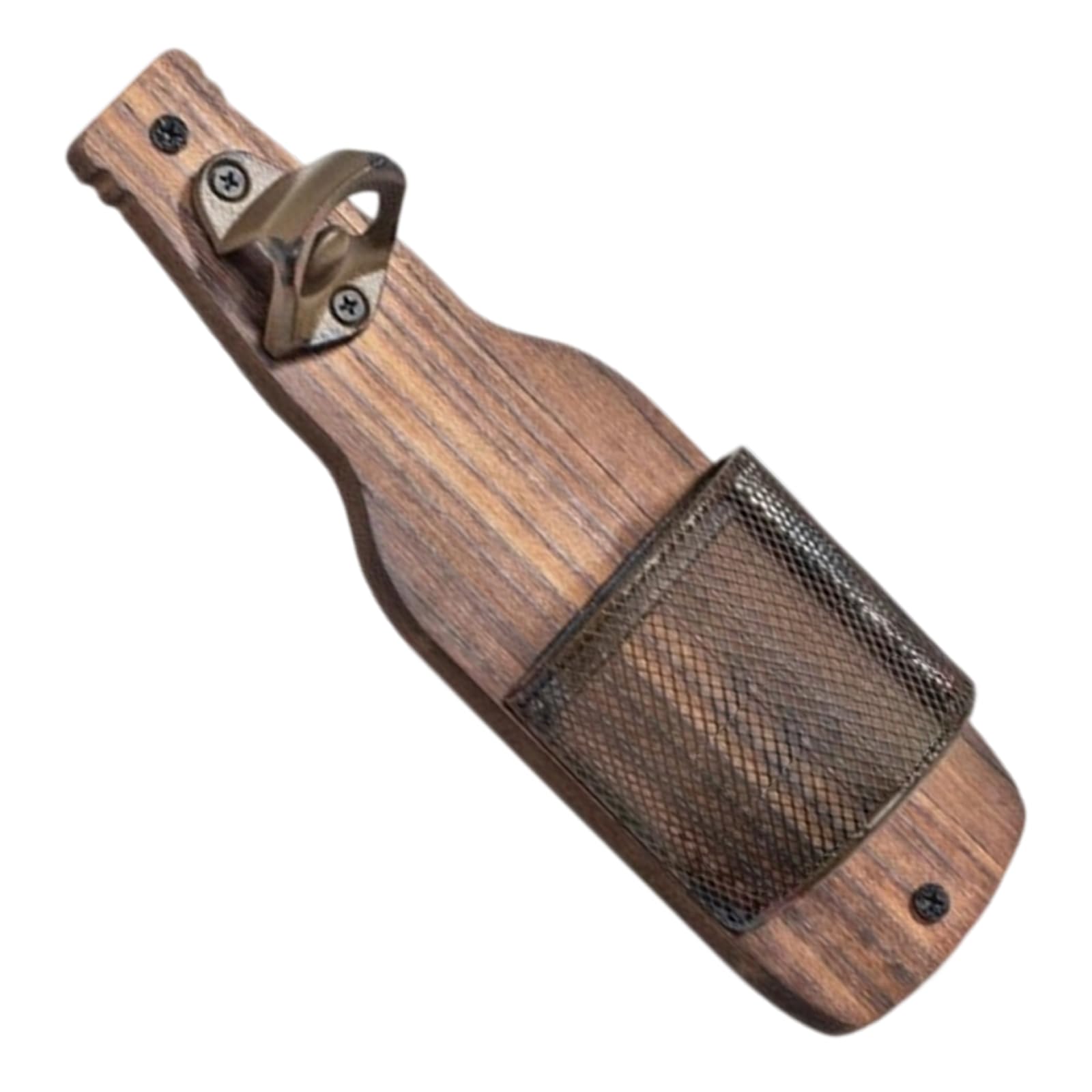 Tsophreniq Unique Bottle Shaped Opener Featuring Built in Lid Holder Perfect for Present for Him Dad Lovers