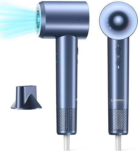 Secador de pelo, secador de pelo iónico, secador de pelo profesional de alta velocidad con motor de 150,000 RPM para secado rápido, 5 temperaturas3