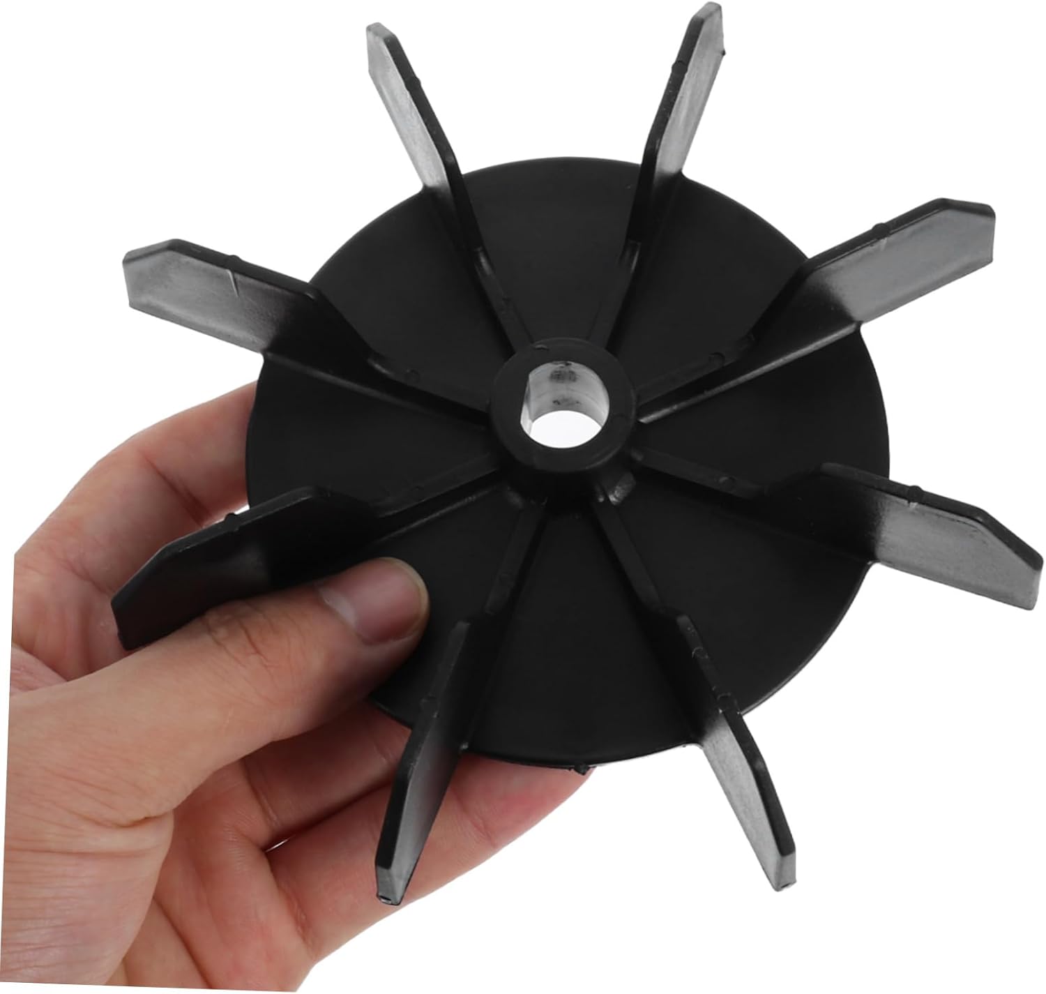 Angoily 2pcs Air Compressor Fan Blades 150mm Outer Diameter 14mm Shaft Sturdy Plastic Replacement Accessories for Motor Repair
