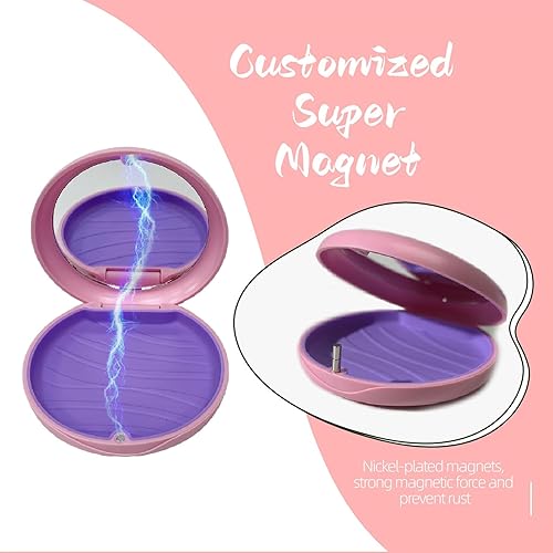 Miniatura 5 de Maoerdental Paquete de 2 fundas Aligner con espejo, conveniente estuche de retención para alineadores Invisalign, protectores nocturnos y