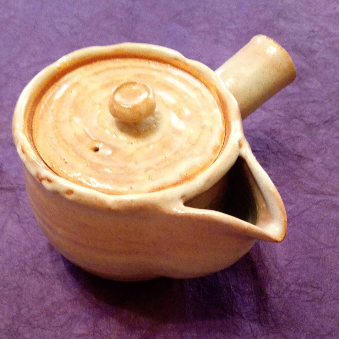 萩焼（登り窯)　御本手釉　急須 萩焼（登り窯) 御本手釉 急須 萩焼横手急須 - わより