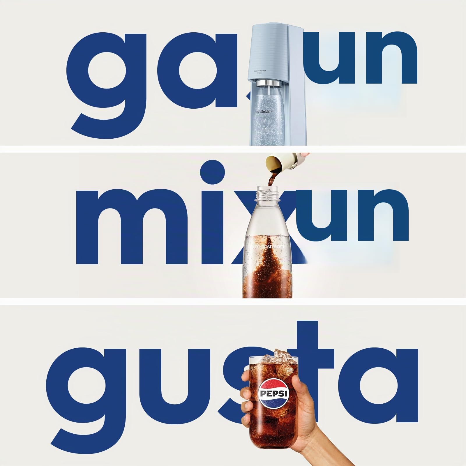 SodaStream Gasatore Terra - Macchina per acqua frizzante, con cilindro CO2 incluso e bottiglia lavabile in lavastoviglie, colore: Azzurro