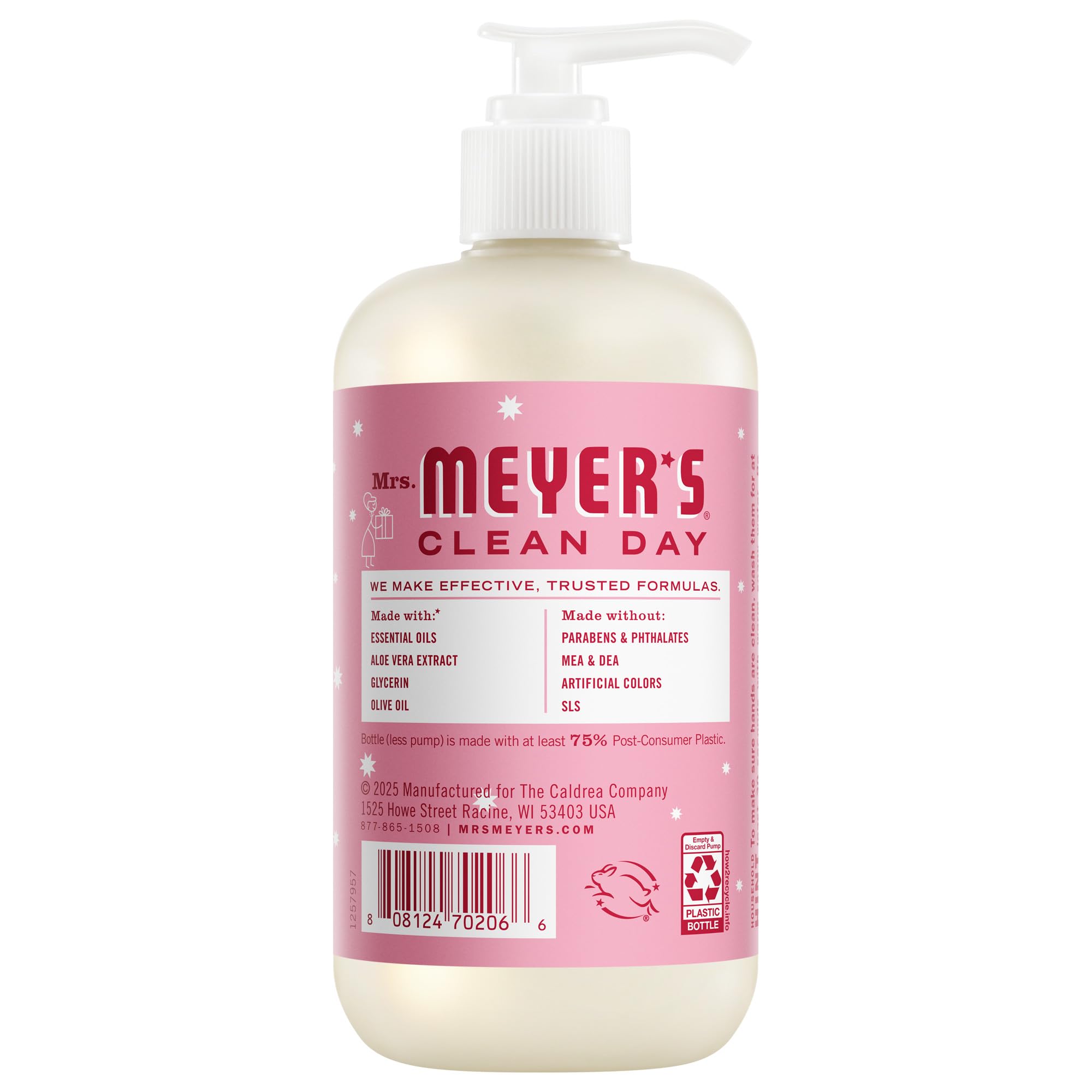 Amazon.com: MRS. MEYER'S CLEAN DAY Hand Soap, Peppermint Scent