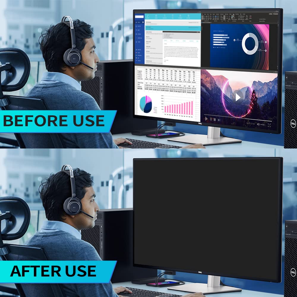 Mao Yeye 24 Inch Privacy Shield for 16:9 Widescreen Monitor | Anti Glare/Scratch Blue Light Protector Film