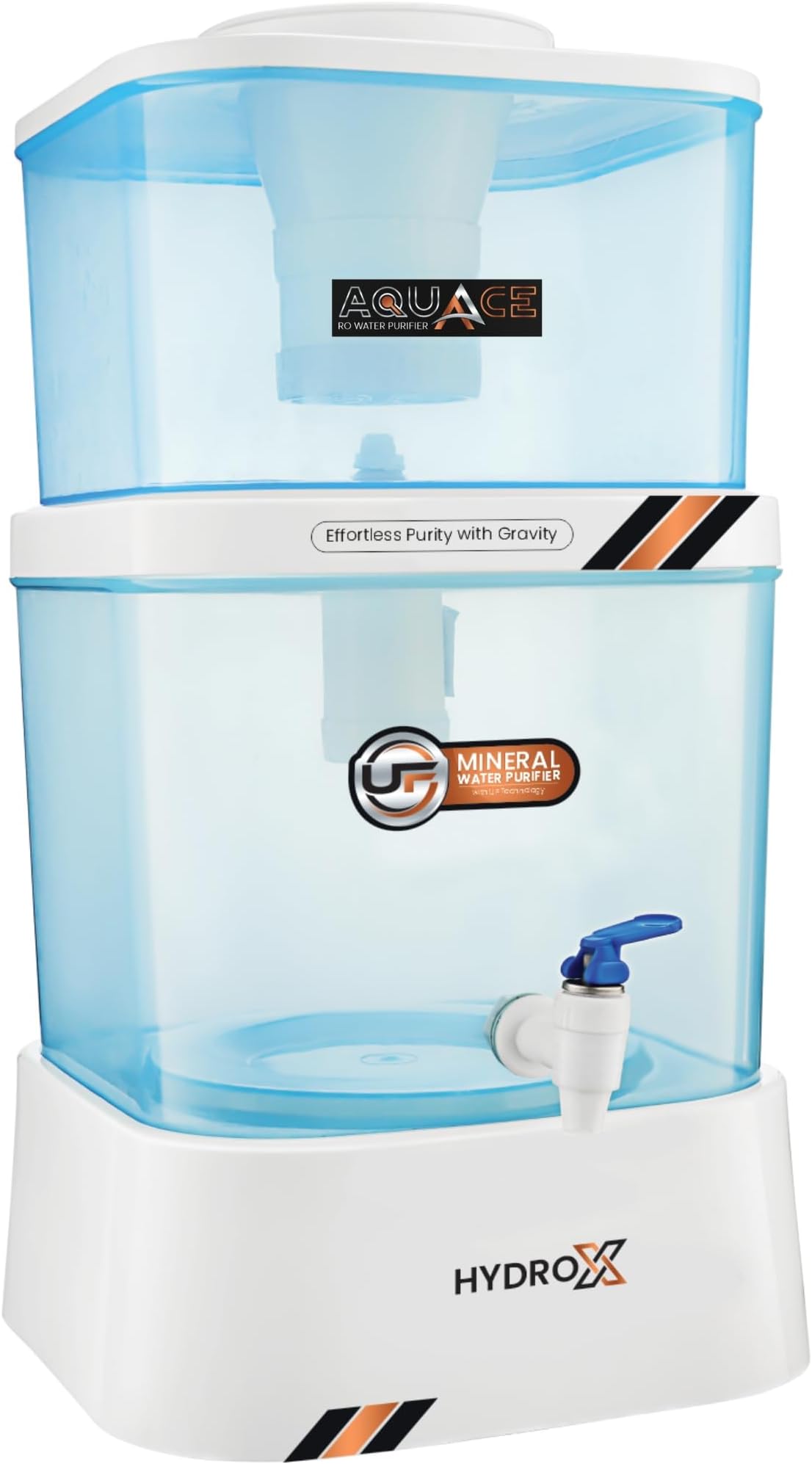 20 L Gravity Water Purifier | UF Technology Based Non-Electric & Chemical Free |Counter Top Ro Purifier | Non Electric Water Purifier Filter for Home