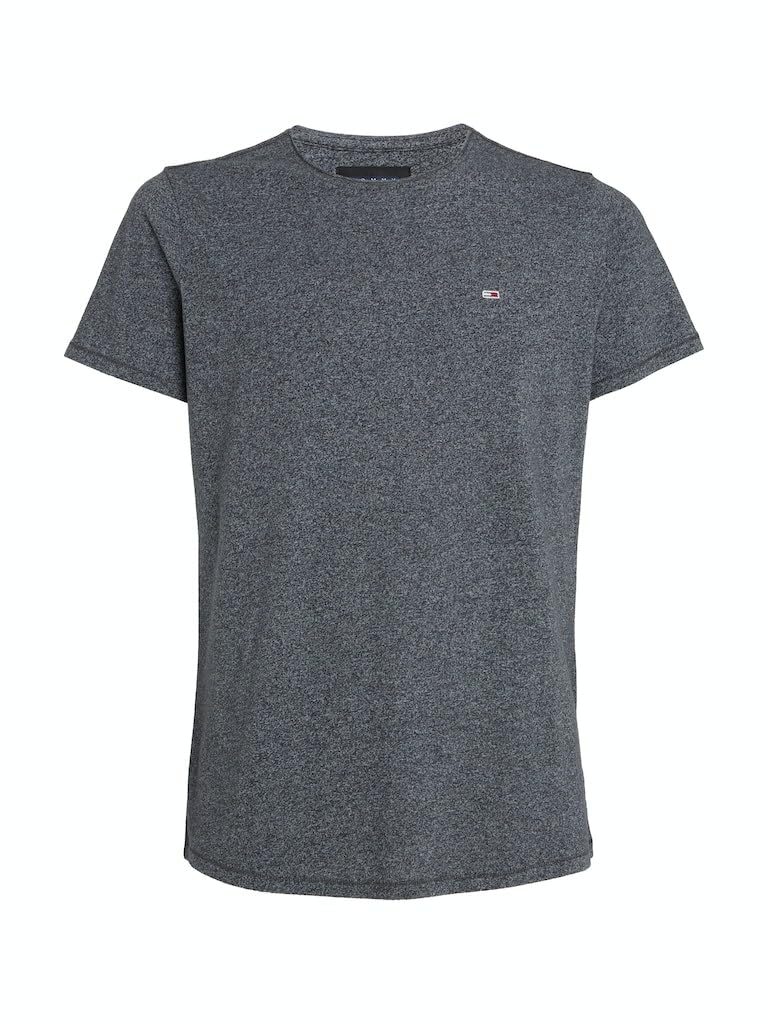 Tommy Jeans Men's TJM XSLIM JASPE C NECK EXT DM0DM09586, Grey (New Charcoal), M