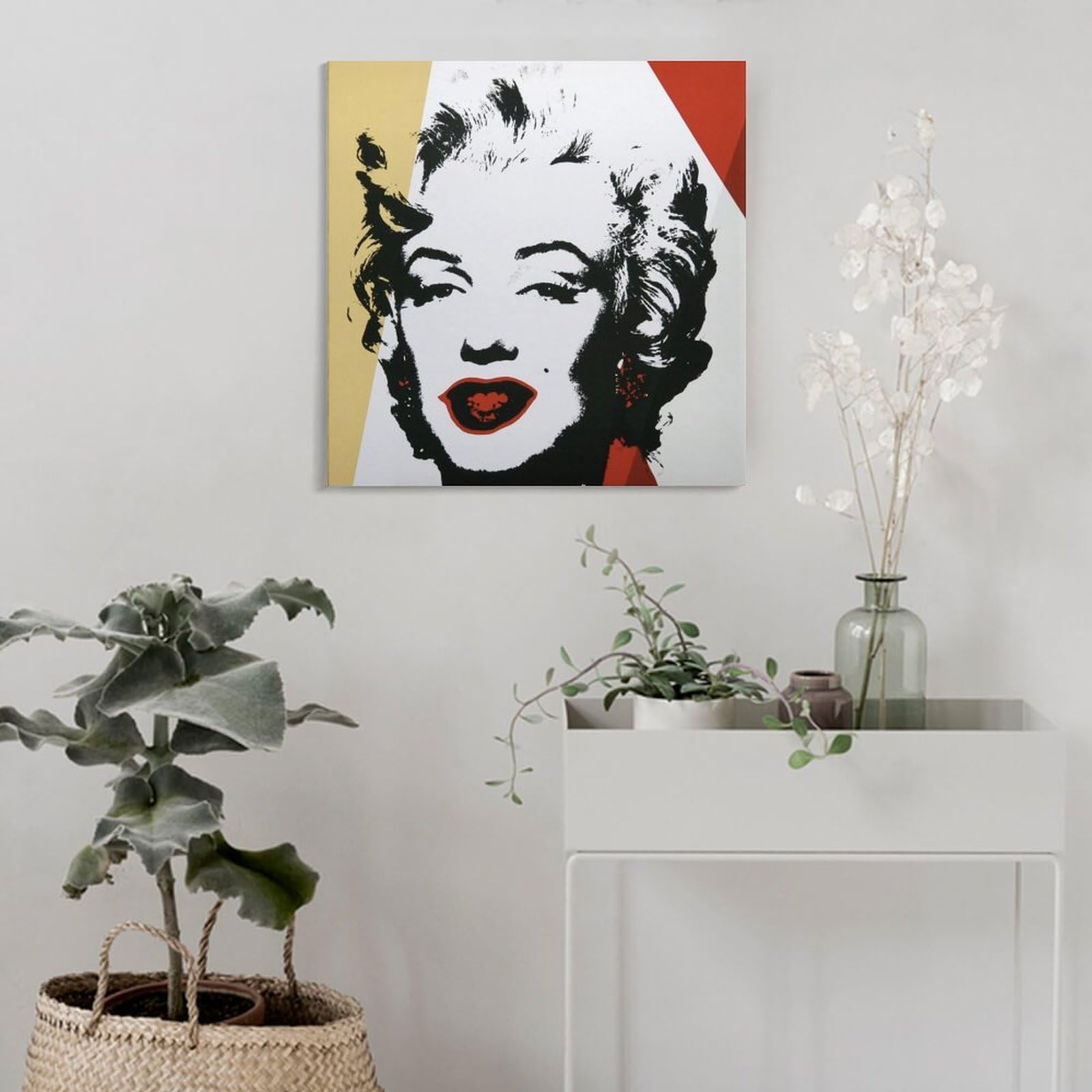 額装済/人気のウォーホル・マリリン作品3点セット/インテリア/ポスター/アート ウォーホル：Blue Marilyn ポスター(Blue Marilyn)：ポスター