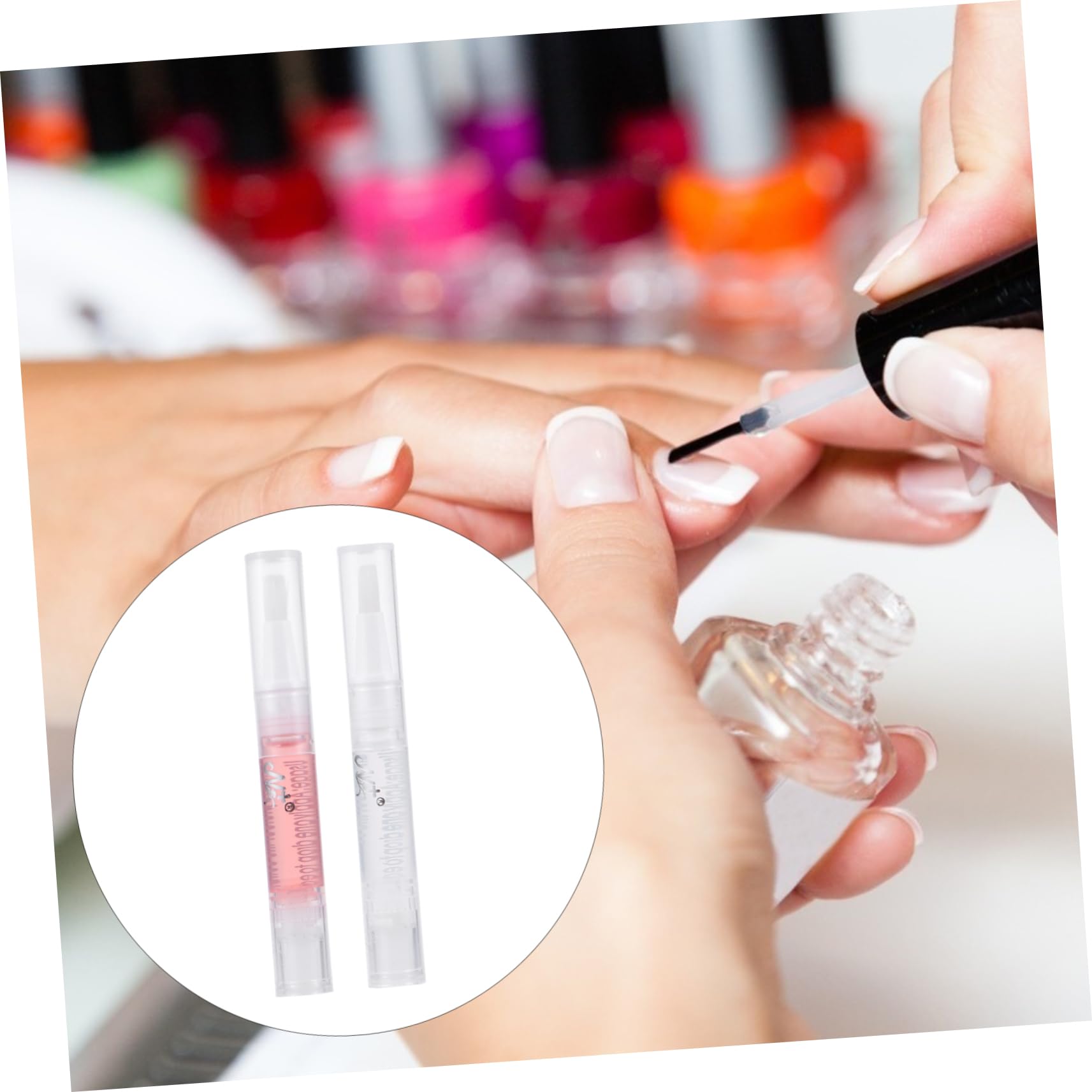 Ipetboom 24piezas Esencial Para Uñas y Cutículas Bolígrafos De Nutriente Para Reparar y Revitalizar Uñas Para Uso Personal o Salones De Belleza