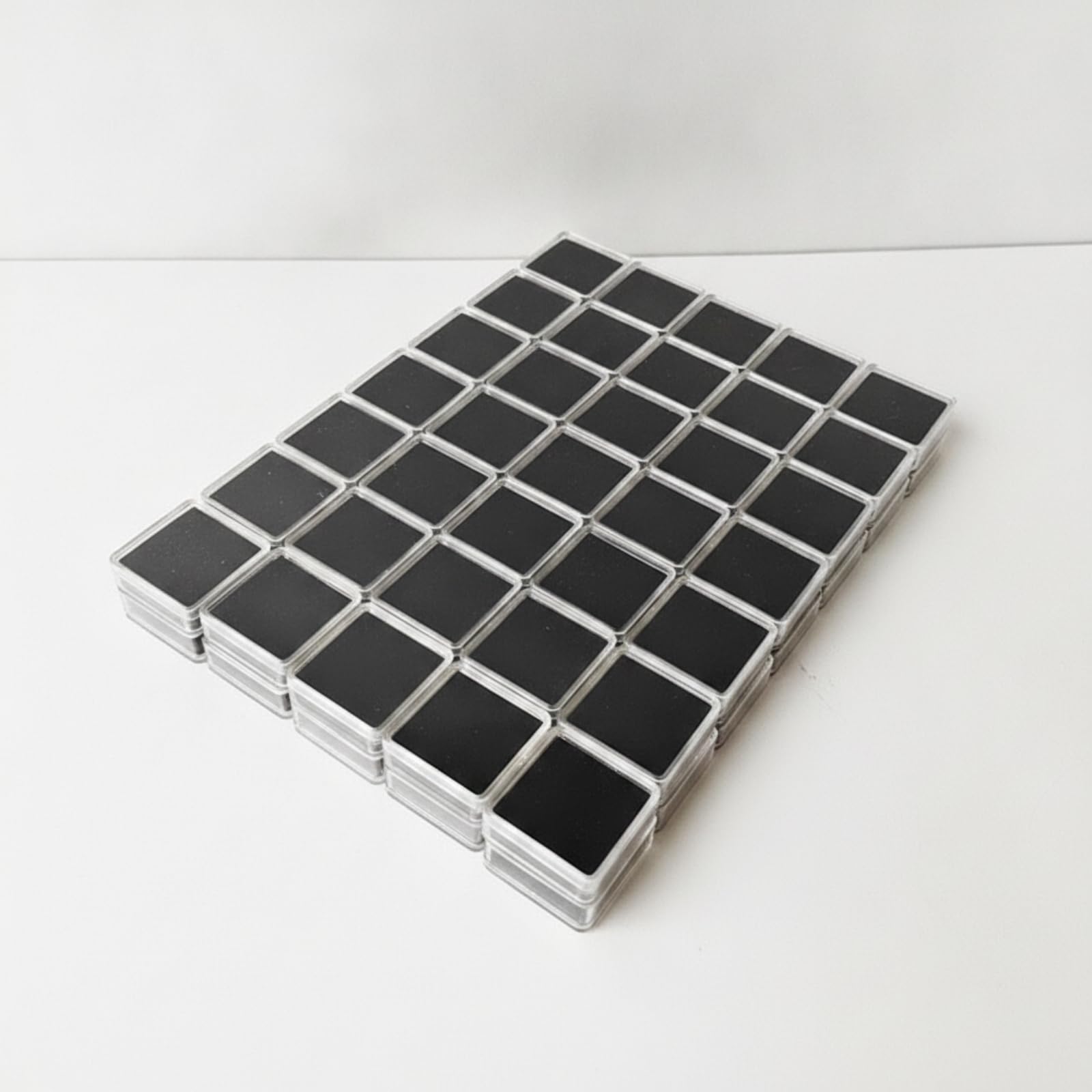 70 Pezzi Scatola con Spugna Quadrata, Spugna Nera, A