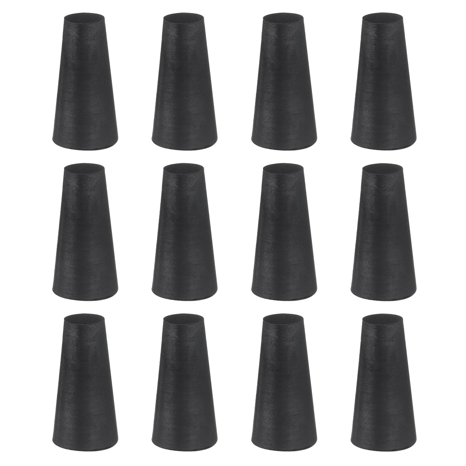 uxcell 12 Pcs Silicone Rubber Tapered Plug, 13mm to 18mm High-Temperature Solid Rubber Stoppers Silicone Plugs for Hole Plugs, Spraying, Coating, Painting Protection, Black, 25mm — Amazon image 24