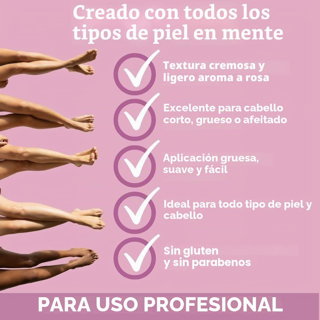 Cirepil Escential Rose - Cera caliente (805 g)
