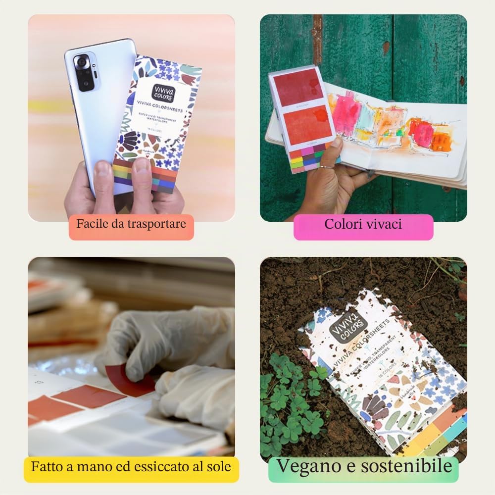 Viviva - Fogli di Colore - Set Di Primavera