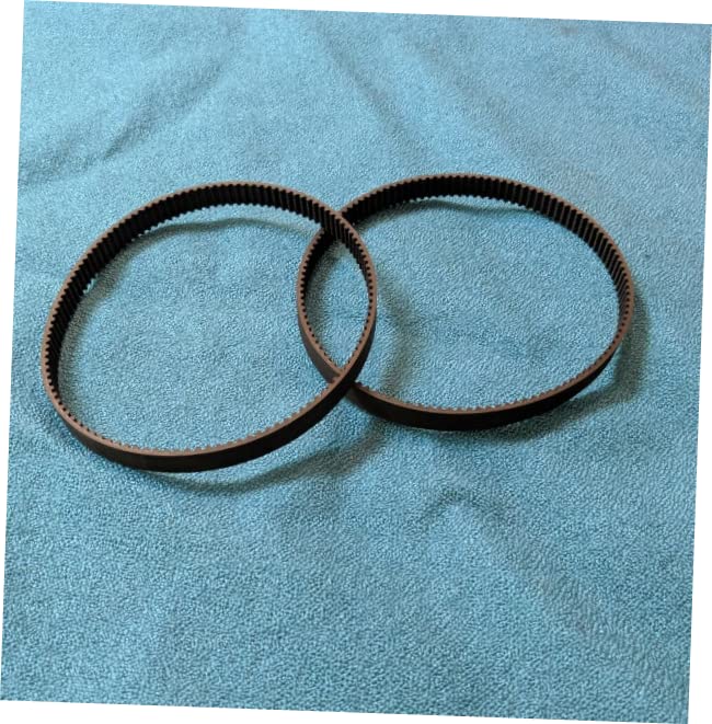 2 Pcs Replacement Drive Belt Compatible with Chicago Electric 69820 Variable Speed 4 X 24 Belt Sander - DELP261 | #YY112E