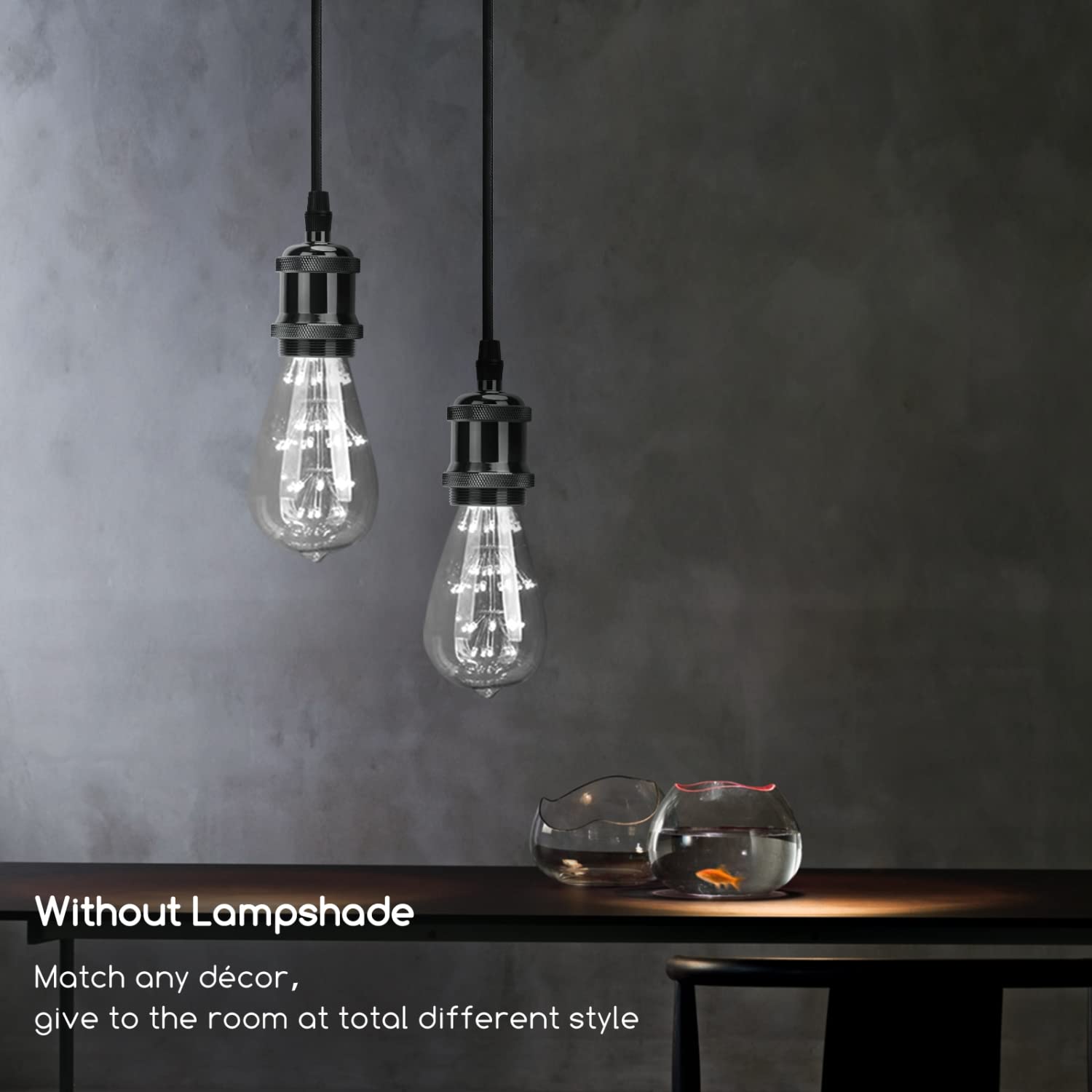 Aigostar Lamphouder van metaal voor het ophangen van lampen