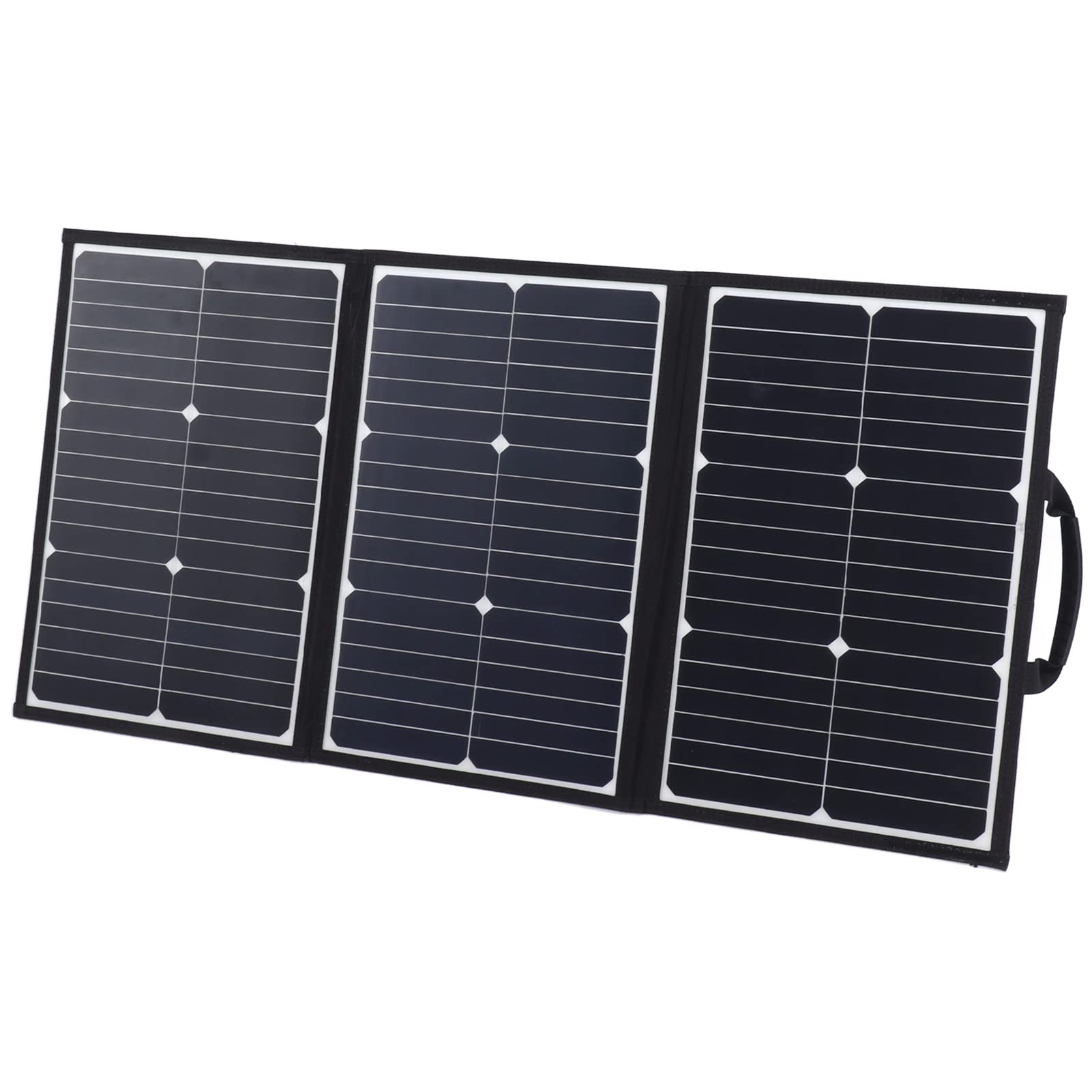 FTVOGUE Kit Caricabatterie da Pannello Solare Caricatore da Pannello Solare Portatile Pieghevole 60W SP PET 18V Impermeabile Design a 3 Pieghe per Campeggio Escursionismo RV Travel Phone Power Supply