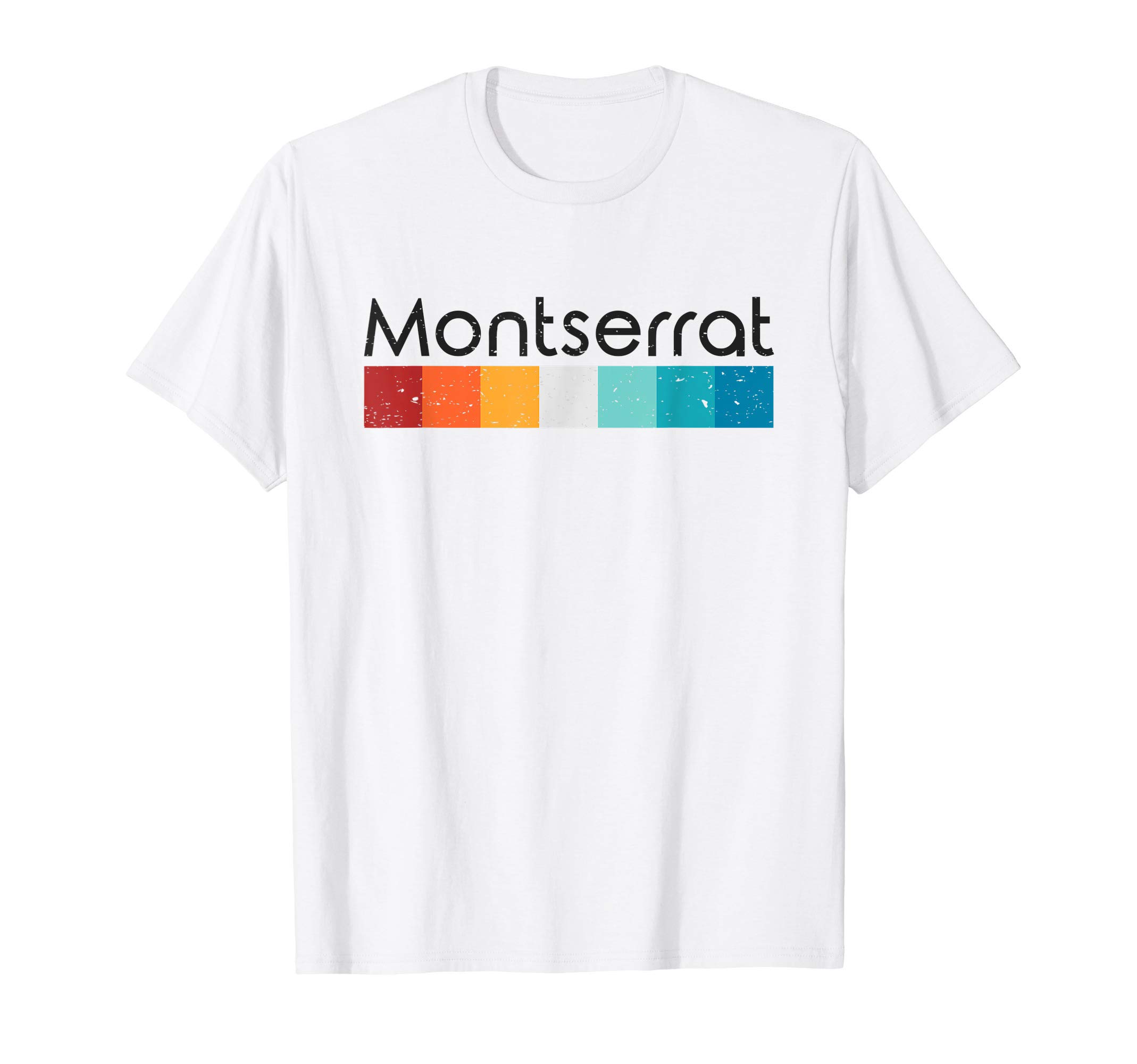 Vintage Montserrat Retro Design T-shirt