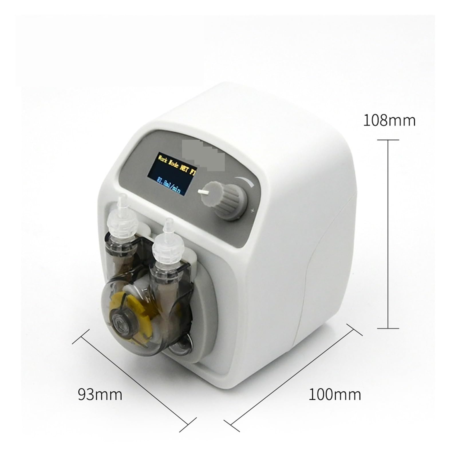 Pompa Peristaltica, Pompa dosatrice peristaltica da ml/min KXP100 Mini pompa for acqua laboratorio con, controllo della portata regolabile e motore passo-passo
