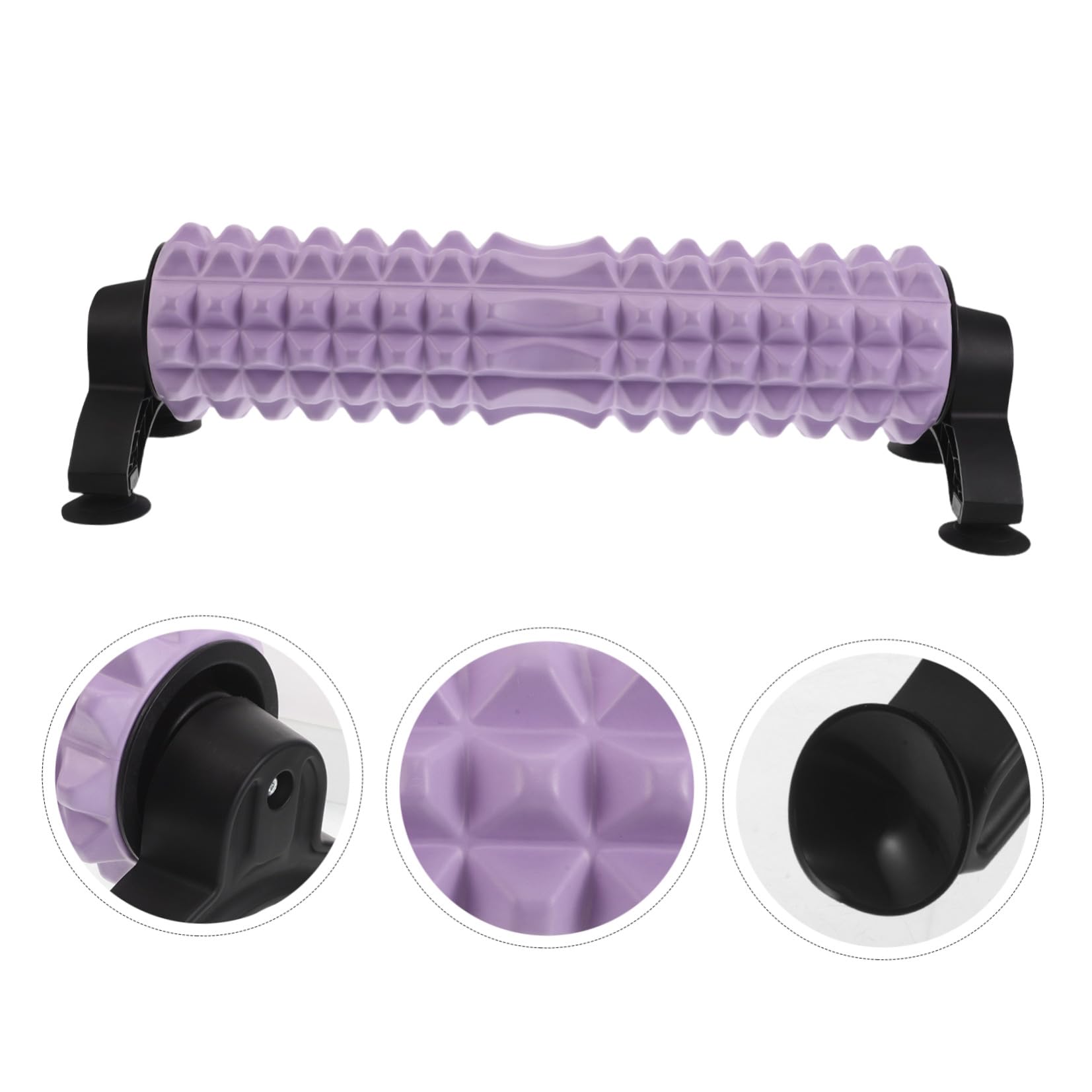 Anneome Rullo con Supporto per Massaggio Muscolare in Schiuma Solido la Flessibilità e Favorisce Muscolare per Pilates e Casa