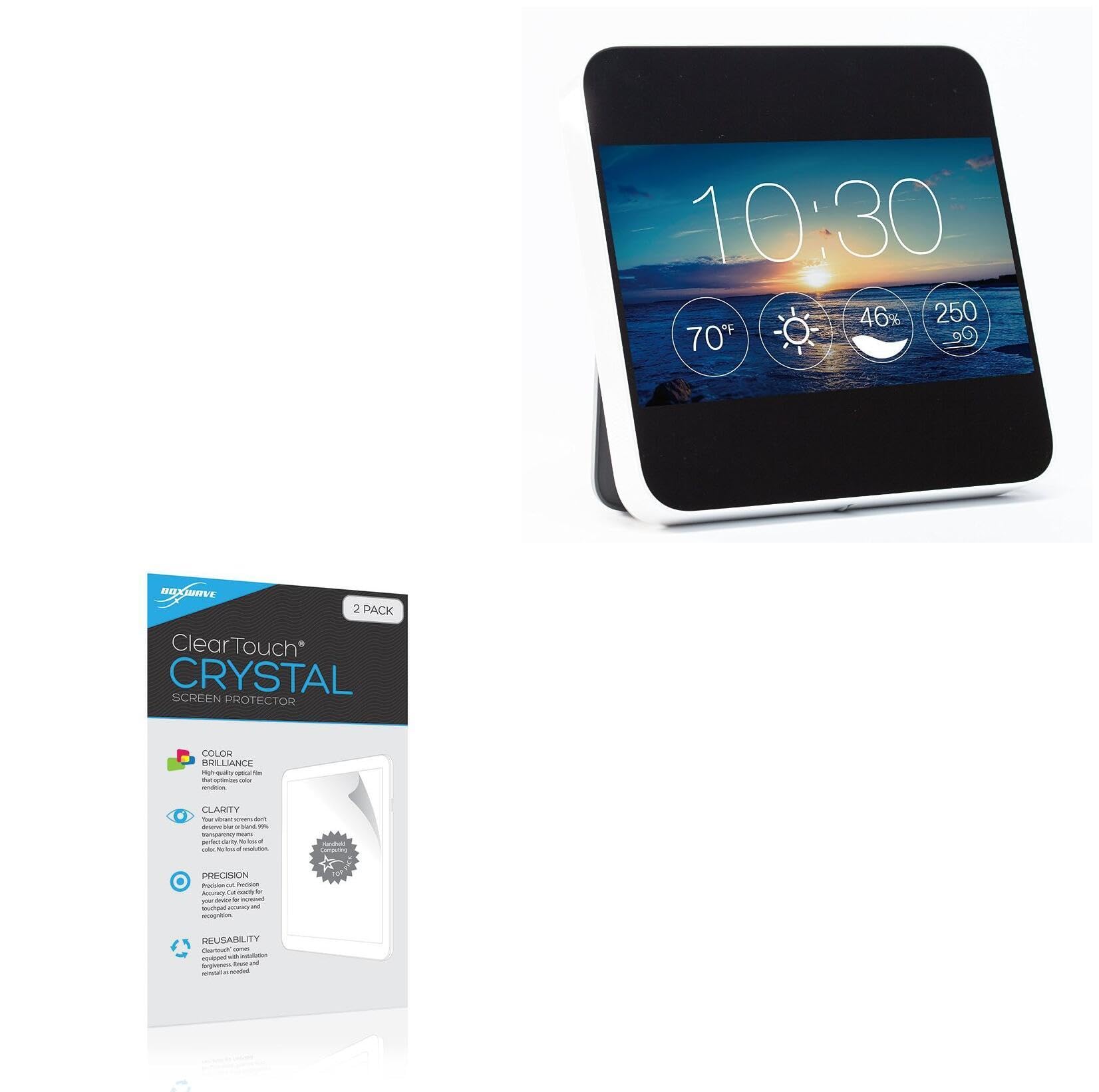 BoxWave Screen Protector Compatible with Sentri All-in-One Home Monitoring - ClearTouch Crystal (2-Pack), HD Film Skin - Shields from Scratches