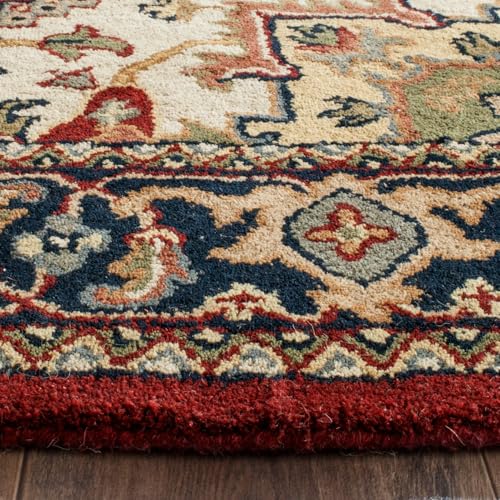 Image of Hand Tufted Modern Design Exported Collection High Low Pattern Wool Carpet for Living Room, Bedroom & Hall (Multi 3, 12 x 18 Feet)