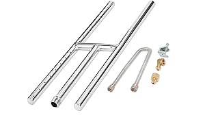 GASPRO 18 x 6 inch Gas Fireplace Burner