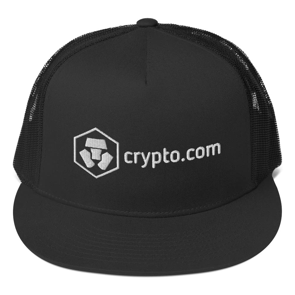 GenericCrypto.com CRO Crypto Cryptocurrency Embroidered Trucker Cap