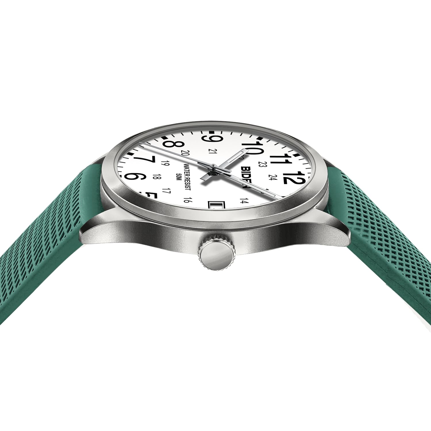 LN LENQIN Mens Watches Analog Quartz Sports Unisex 30M Waterproof Nurse Watch for Men Women Medical Professionals Military Time with Second Hand Glowing Easy to Read Dial