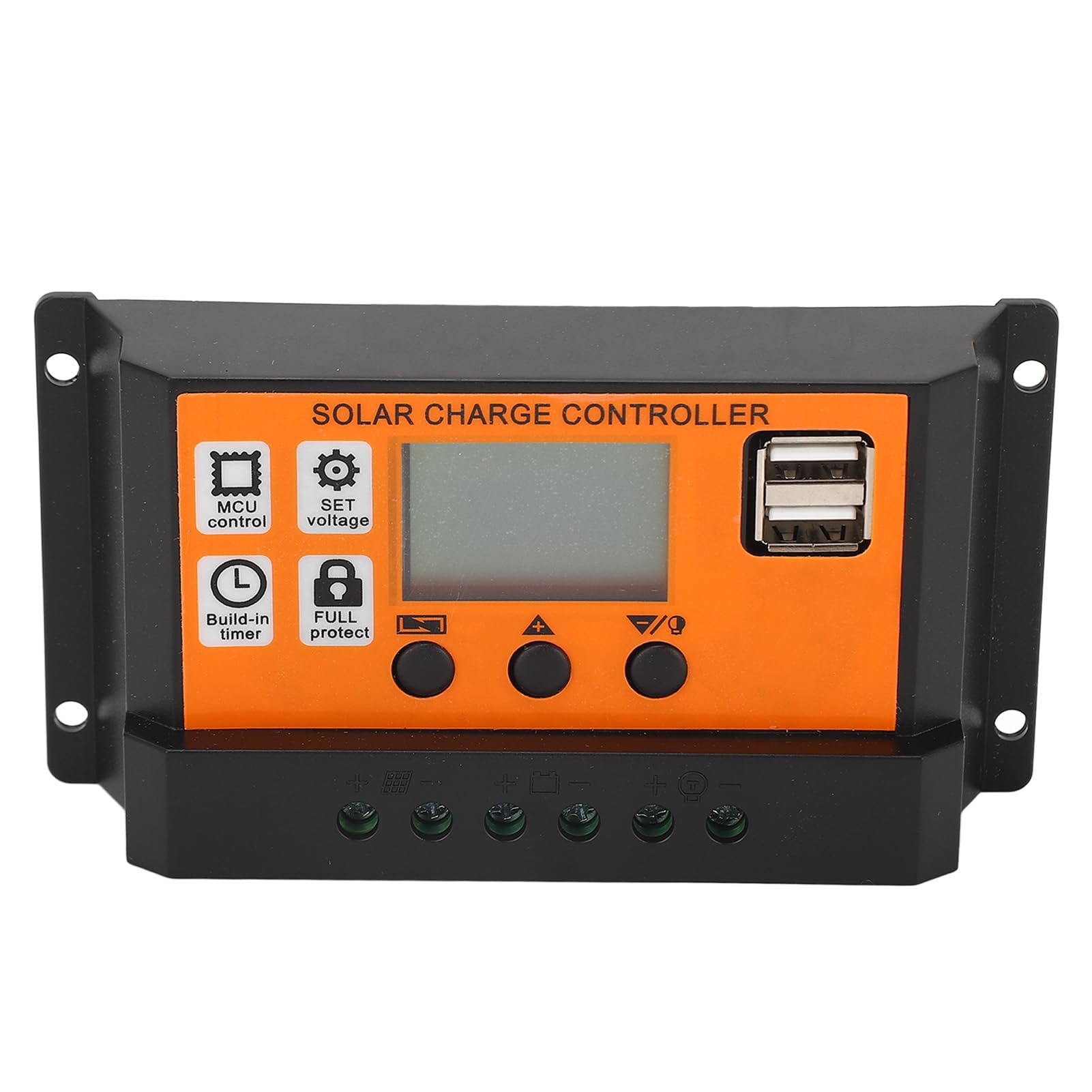Regolatore Di Carica Solare PWM 30A - 12V/24V Auto Con Display LCD E Doppia USB Per Pannelli Solari - Foto 4
