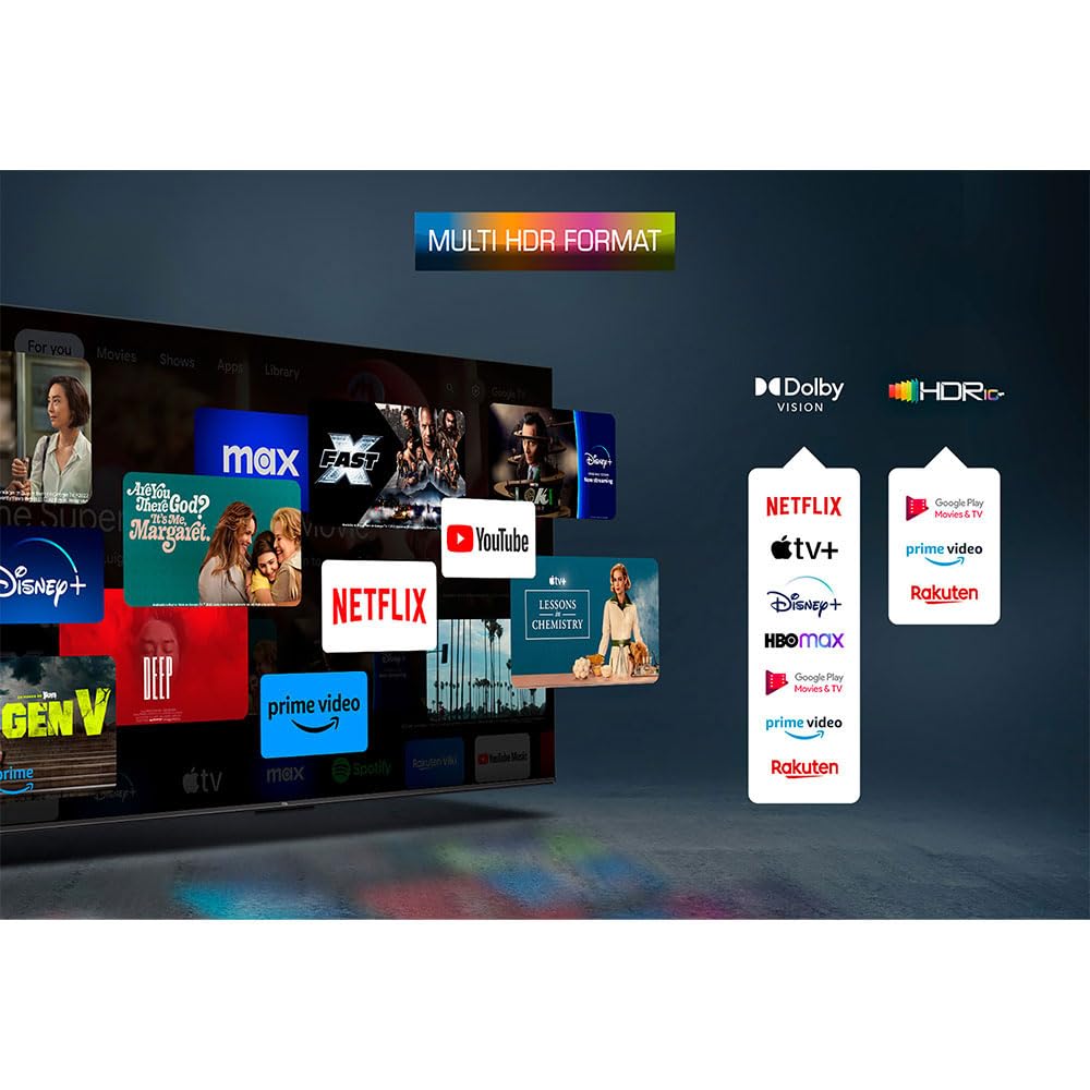 Tcl 43c655 43´´ 4k Qled Tv One Size